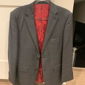 CUSTOM JOSEPH ABBOUD SUIT Menswearhouse 38R 31W